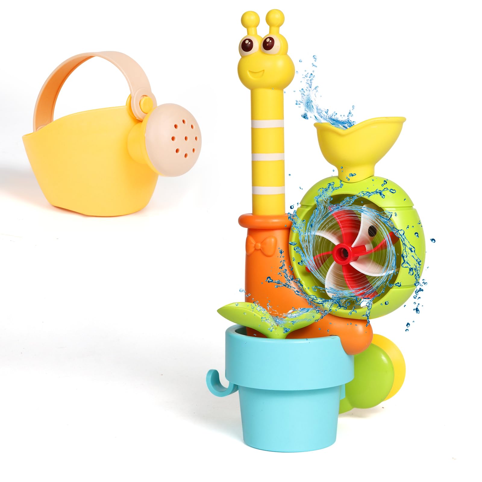 Yookidoo Jouet de Bain Pop-up pour Le Jardin - pour N Grow - Jeu éducatif imaginatif avec Fleur et Escargot - pour Enfants et Tout-Petits à partir de 18 Ans - Pas