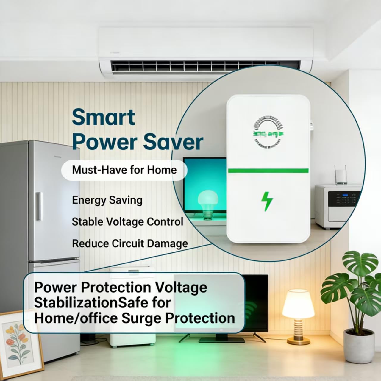 Stopwatt Smart Energy Saving Plug, Stop Watt Power Saver Device for Home & Office, Universal Electricity Saver 90V-250V 30KW, Safe & Durable (2-Pack) — view 7