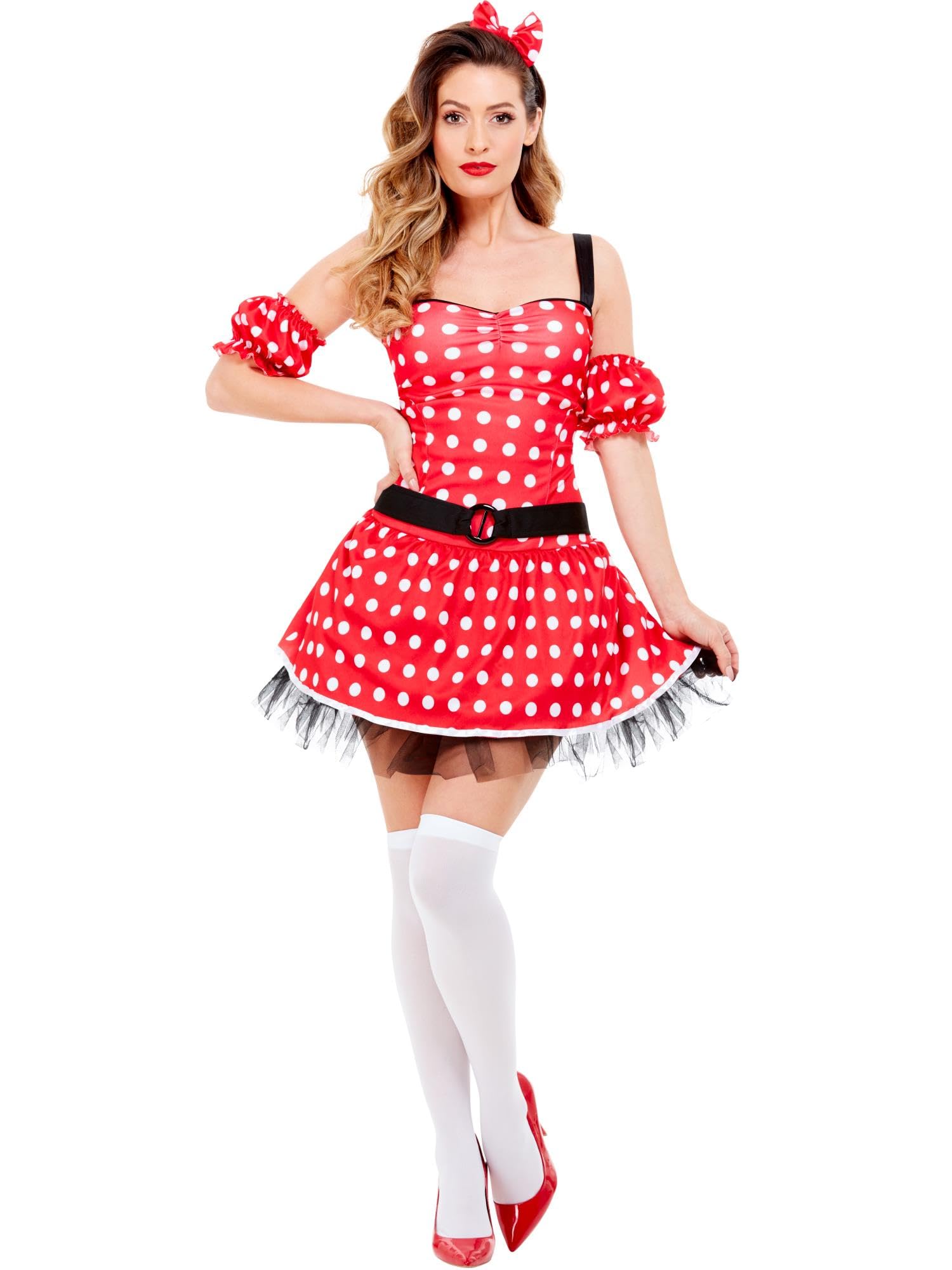 Smiffys Women's Red Madame Mouse Costume