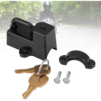 motorcycle helmet lock amazon