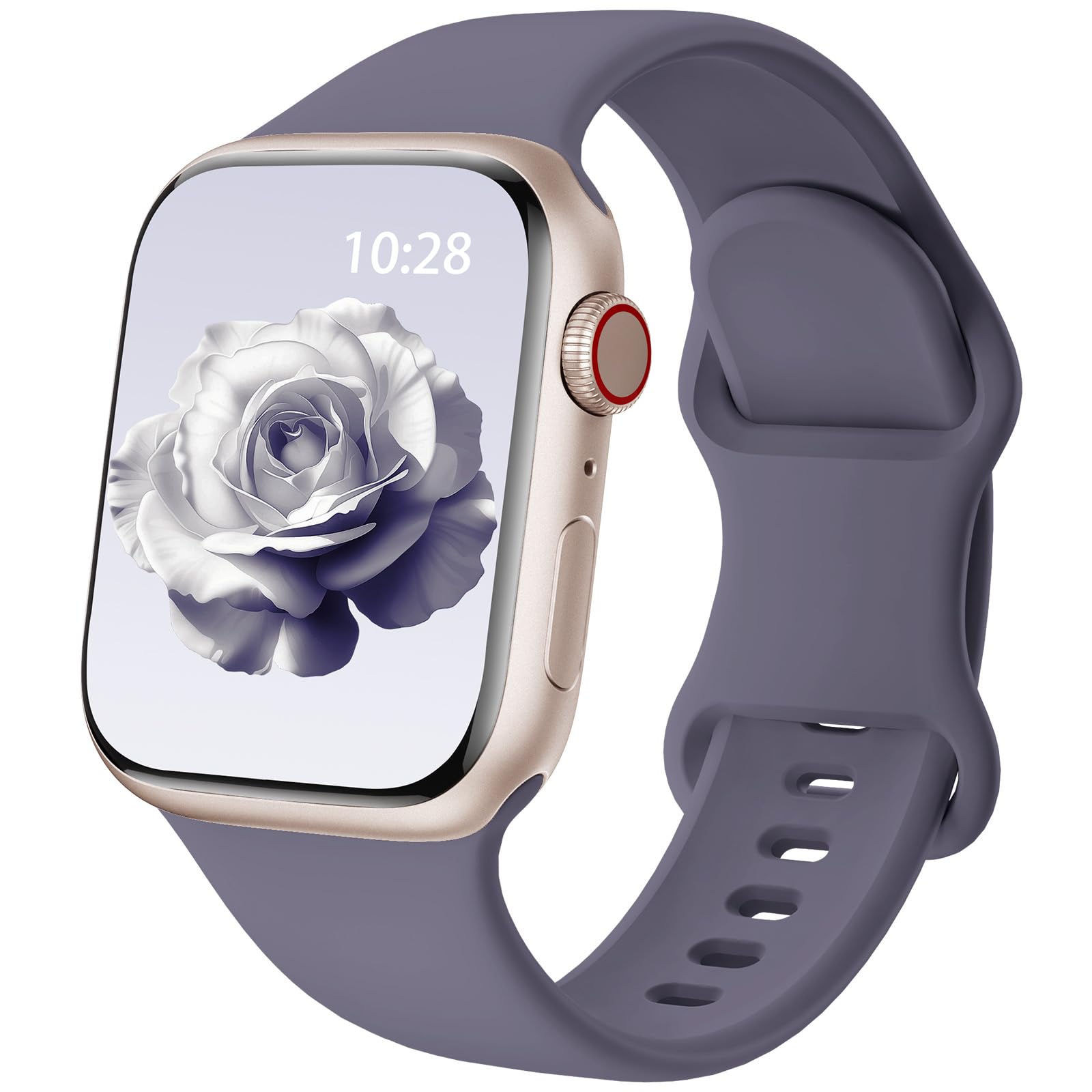Patented Upgraded Silicone Strap Compatible with Apple Watch Straps 38mm 40mm 41mm 42mm(Series 10) for Women Men,Soft and Breathable Sport Watch Bands for iWatch Series 10 9 8 7 6 5 4 3 2 1 SE — view 15