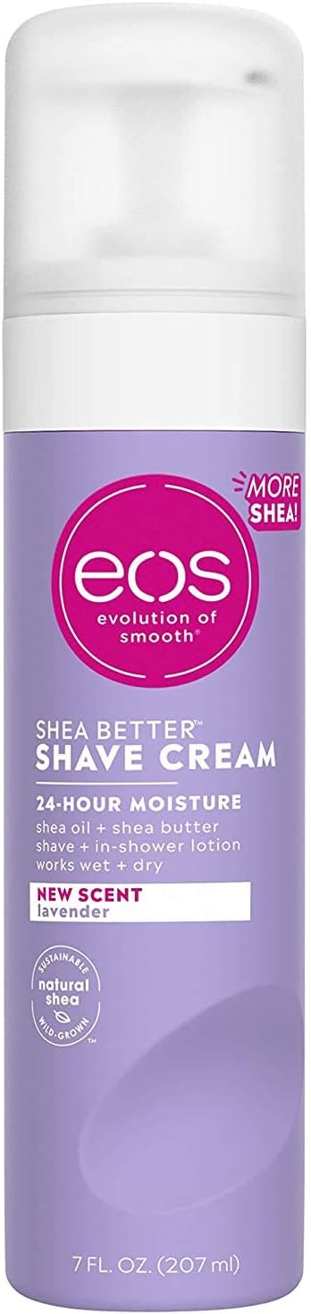eos Shave Cream, Ultra Moisturizing, Lavender Jasmine 7 fl oz (207 ml)