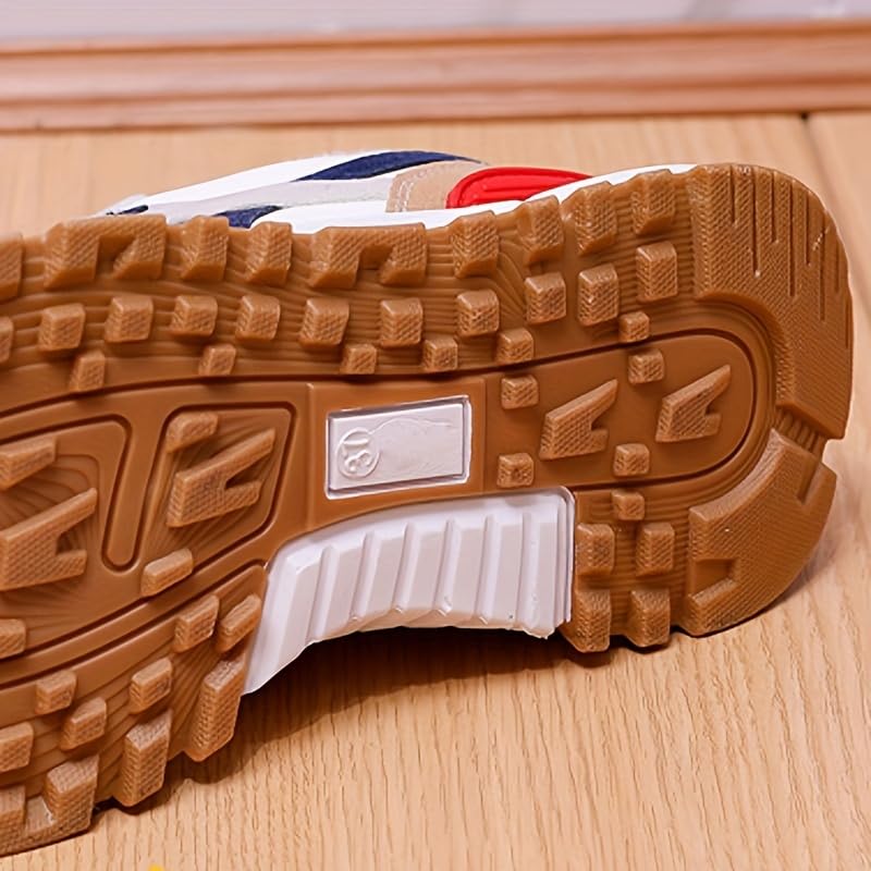 Warm and Lightweight Women's Fleece Lining Colorblock Sneakers with Soft Sole and Platform for Comfortable Walking3