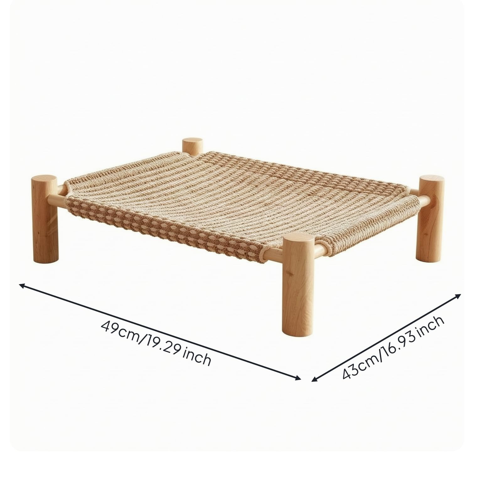 Qianly Cuna con Estructura Compacta, Pequeño 49 × 43 × 13 Cm