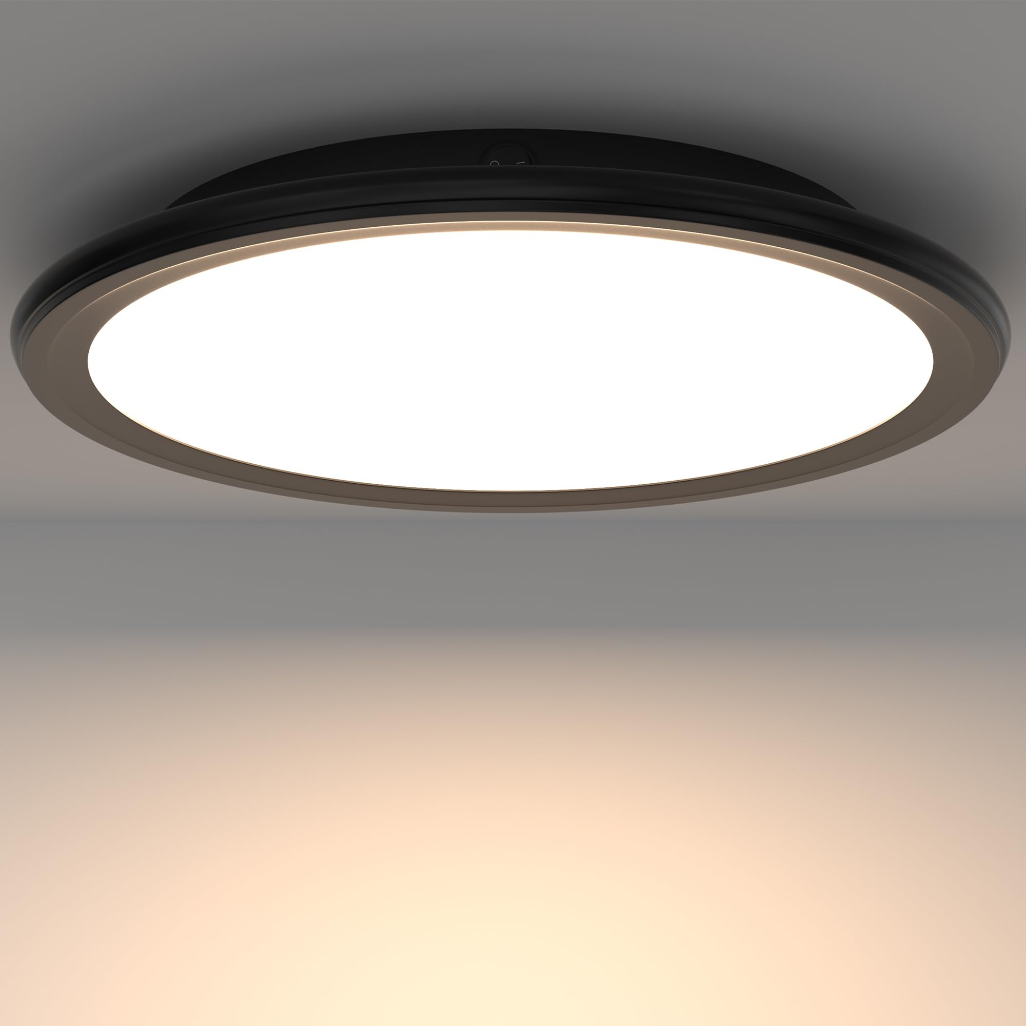 TrustWheel 12Volt RV Light Interior Fixtures,11.6 inches Flush Mount RV Ceiling Light with Switch,13W 4000K Natural White Super Bright LED, Dimmable