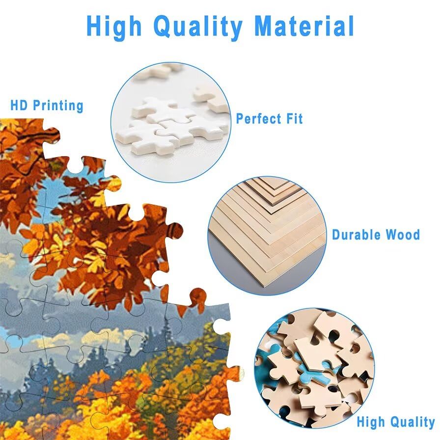 Puzzle 1500 Piezas, Puzzle Animal con Caja Regalo, Caballo Puzzles 1500 Piezas Adultos, Medidas: 87 x 57 cm, Rompecabezas Adultos de Madera, Rompecabezas para Decoración Hogar, Regalo Mujer, -6348