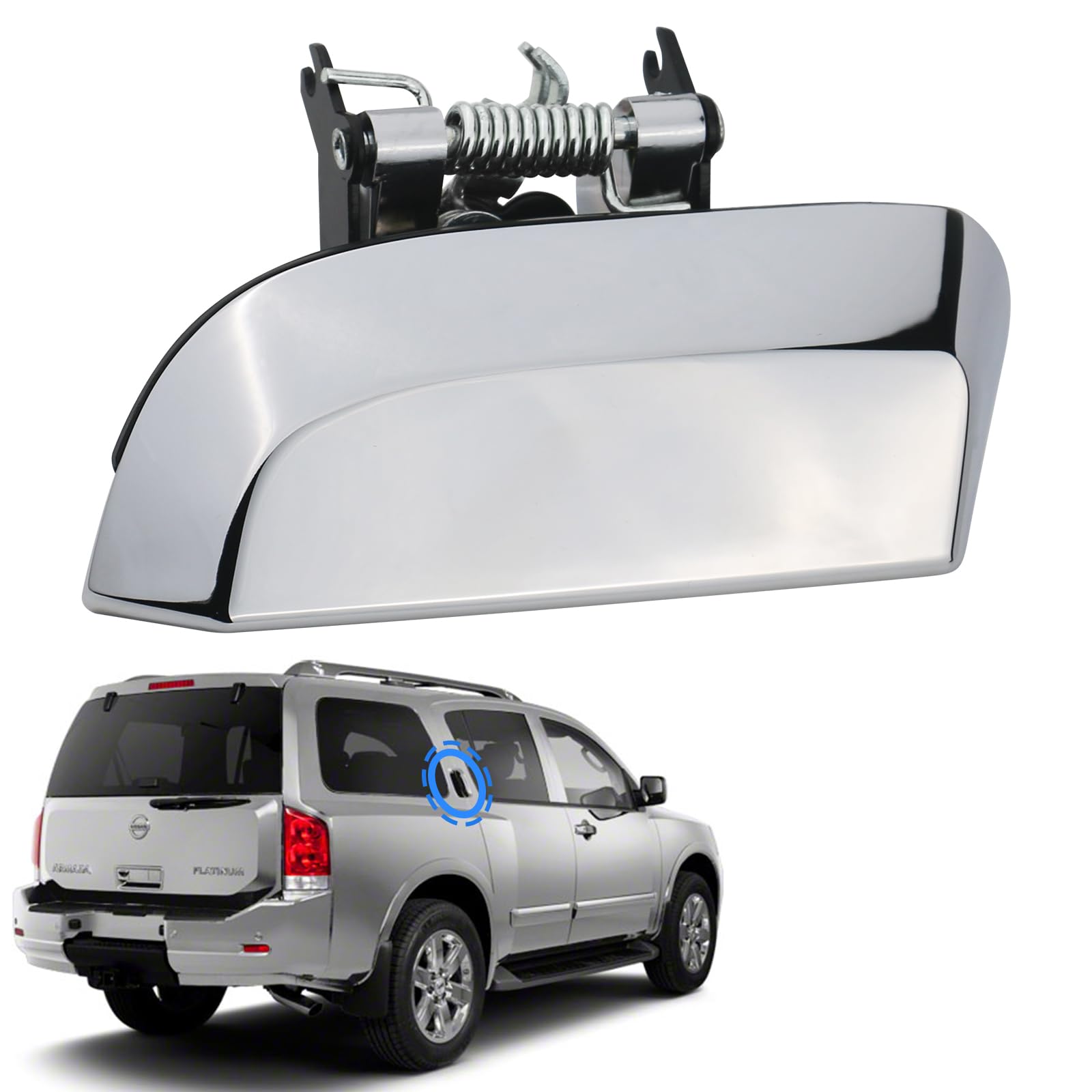 トマ Door Pull Handle Area Overlays Fits 2022-2026 Ford Maverick