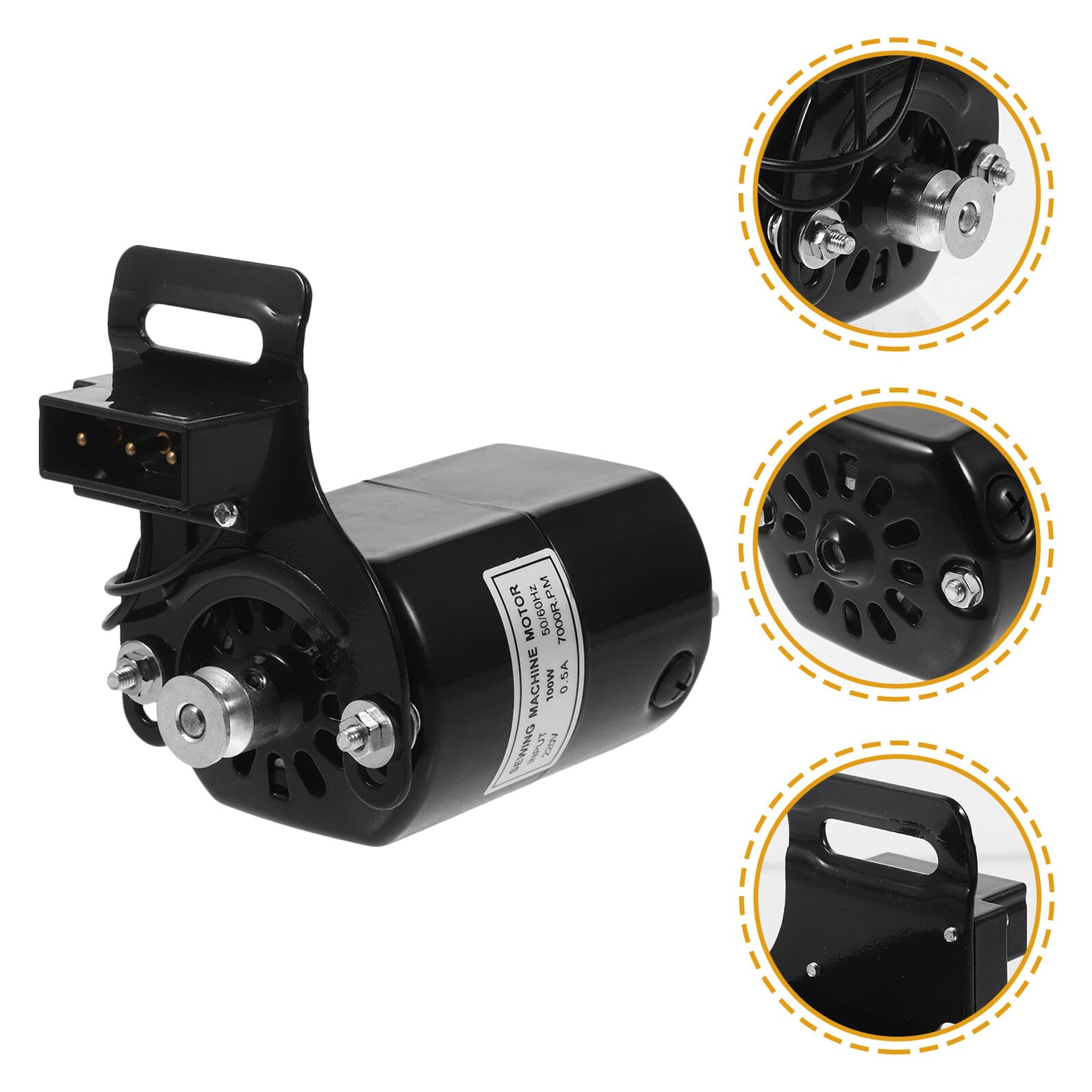 Motor de Máquina de Coser Eléctrico Motor para Máquinas de Coser Pedal Banda para Uso Doméstico