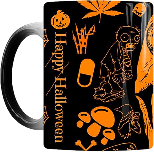 Miniatura 8 de Taza de cambio de calor, Tazas de café que cambian de color, Taza de café de cerámica sensible al calor, Tazas que cambian de color, Tazas de café