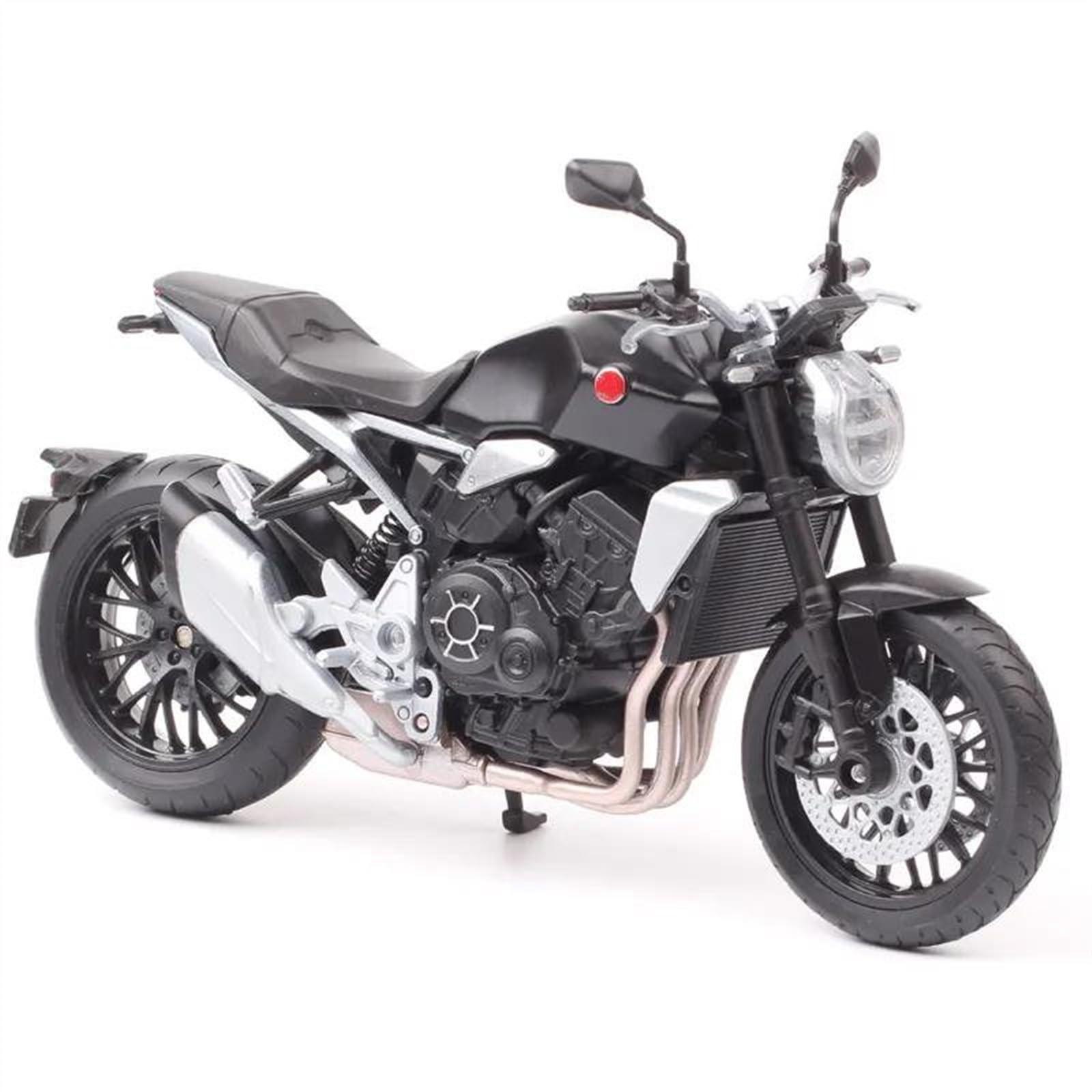 SEYXF Motorbike Toy Motorcycle Model Collection Simulation Diecasts Gifts 1/12 for H-onda CB 1000R(Black- Silver)