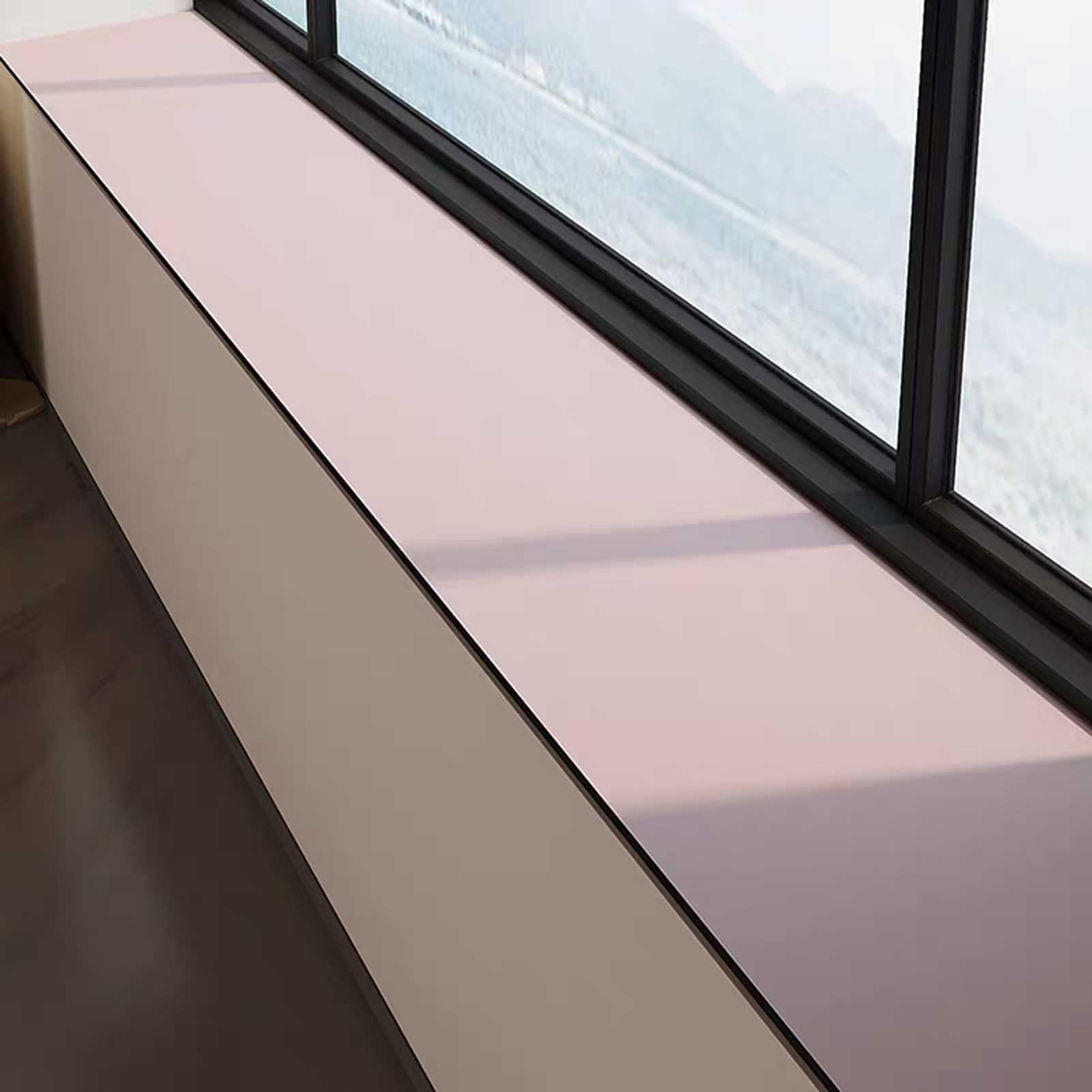 Tapis de bain fin rose en terre de diatomées anti humidité