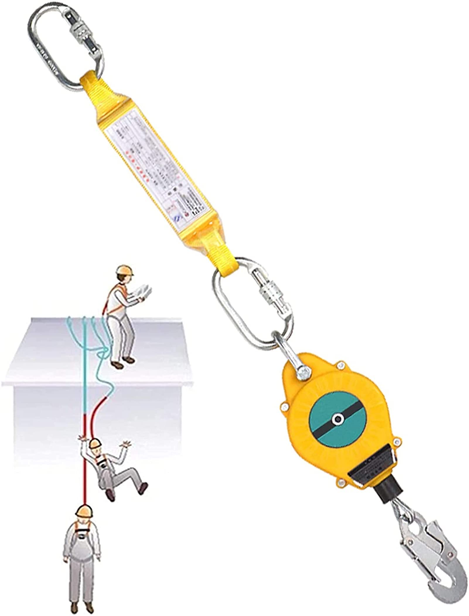 Buy LIUSU Cable Safety Fall Protection Retractable Lanyard Arrest Block