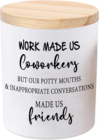 Coworker Gifts for Women Funny Lavender Scented Soy Candle