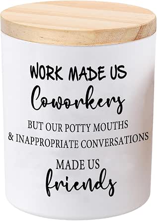 Coworker Gifts for Women Funny Lavender Scented Soy Candle