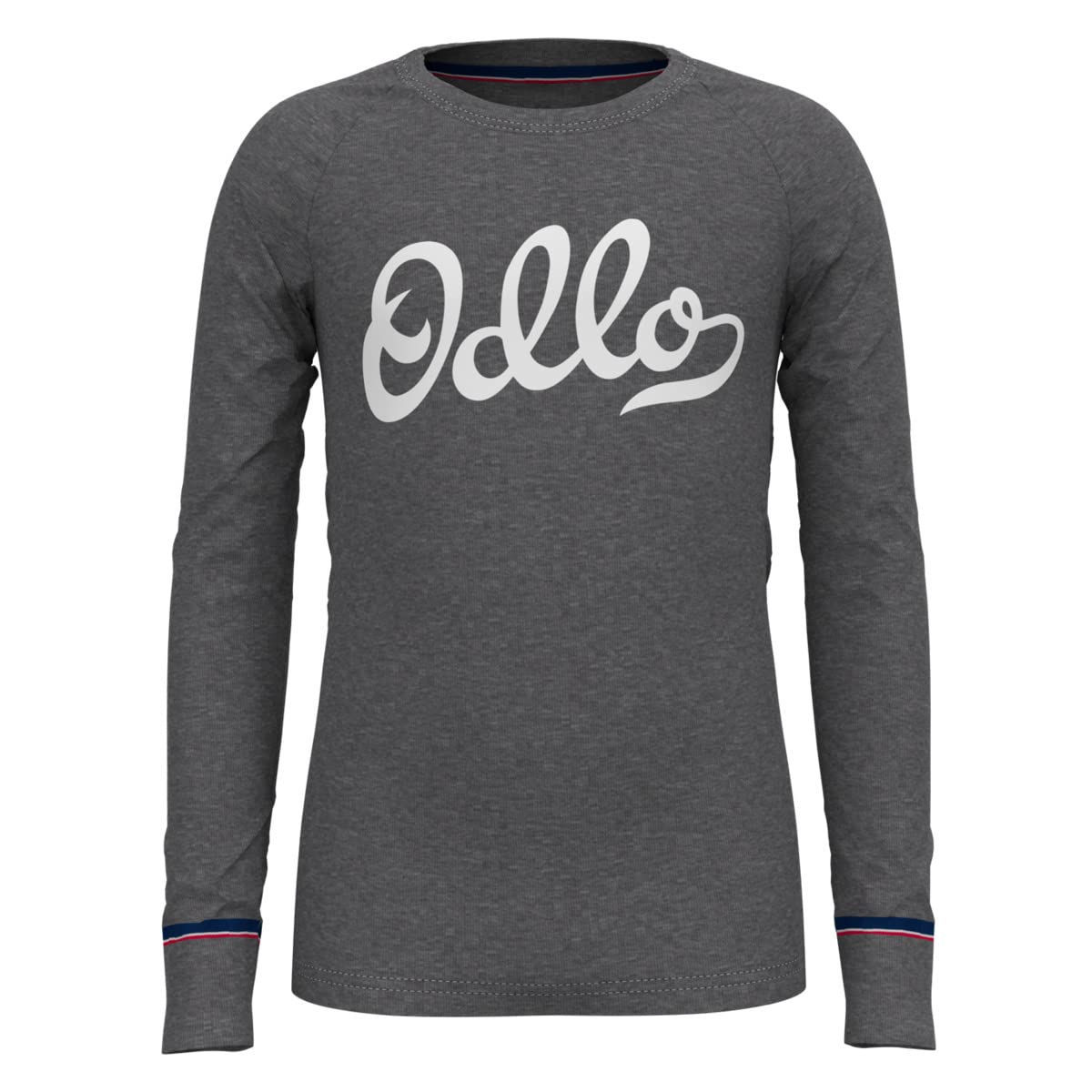 Odlo Kids Functional long-sleeve shirt with big logo ACTIVE WARM ECO, odlo steel grey melange, 152