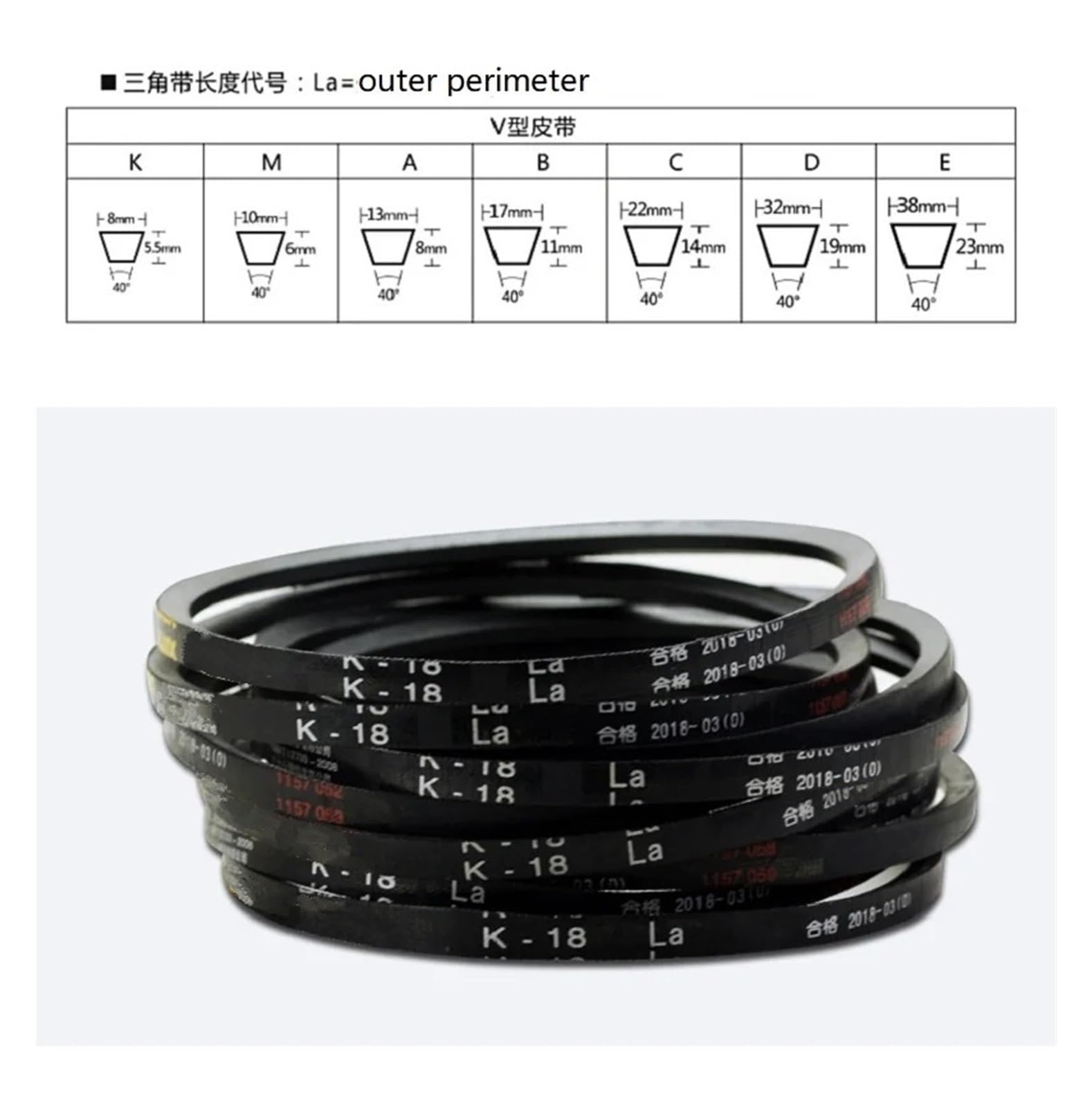 2 Cinghie Di Trasmissione In Gomma K-18 E K-20 - Nere, Per Macchine Classiche - Foto 8