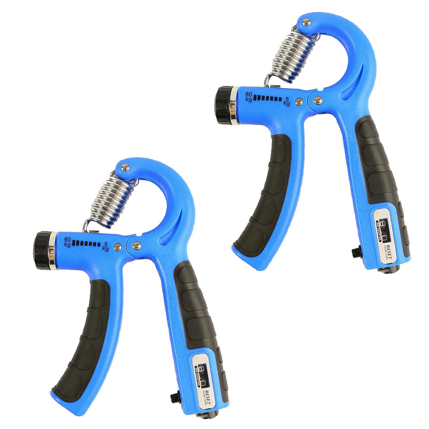 Strengthener Hand Grip Trainer Number Counter Forearm Finger Wrist Gripper Exerciser 5-60kg Adjustable Stretcher Squeezer Workout