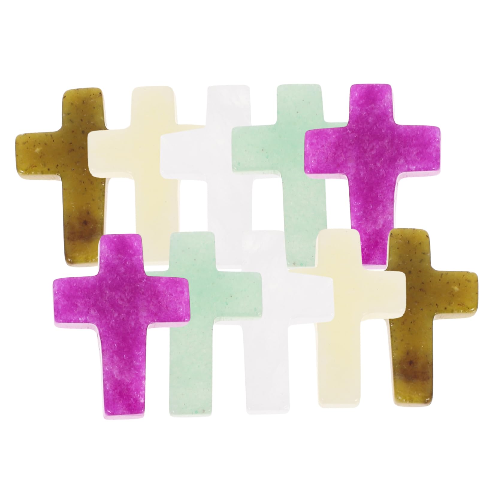 Tofficu Pendente A Croce Kit Incantesimi Collana Accessori Collane Ciondolo Crocifisso Hair Charms Keychain Ciondoli Per Gioielli Fai Da Te Ciondoli Fai Da Te Cristallo