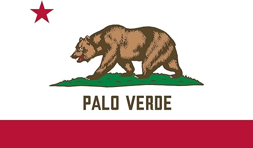 Palo Verde California Flag Sticker Decal Mega Deal 7 Stickers for this California City or Location