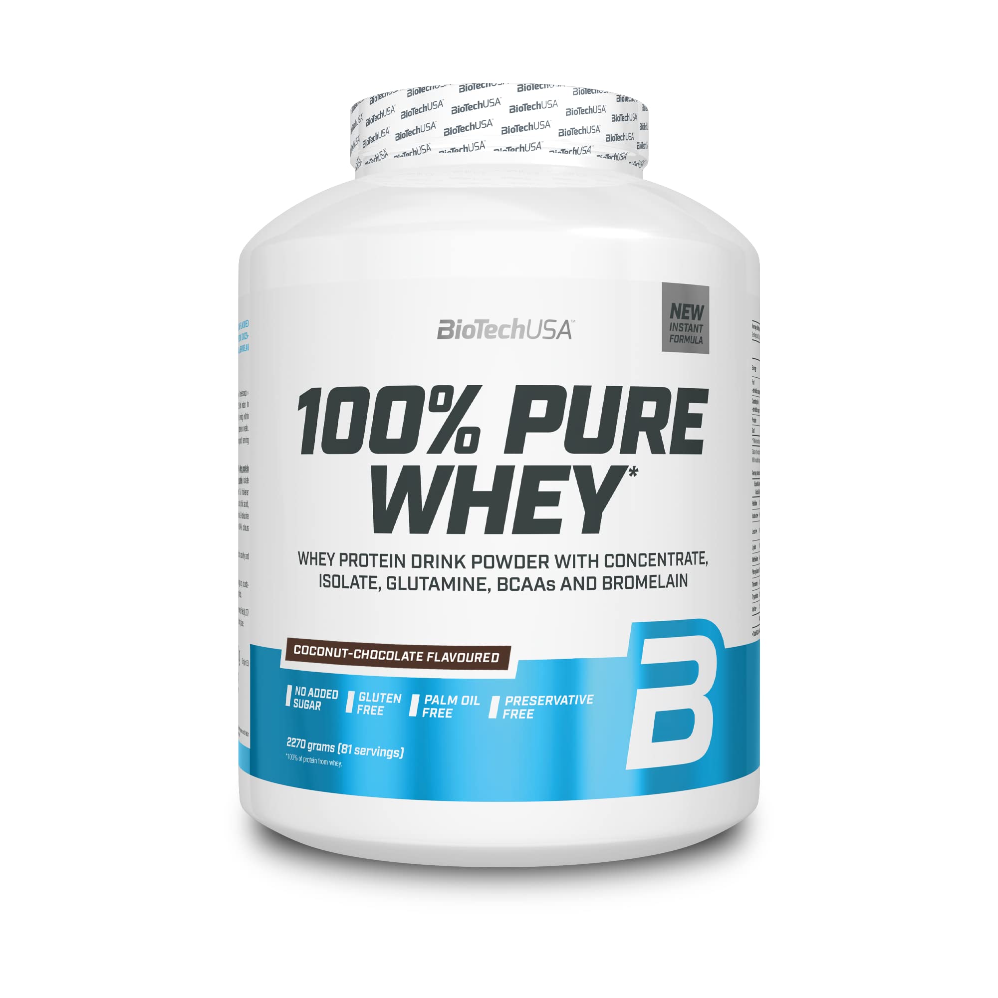 100% Pure Whey, Coconut-Chocolate - 2270g
