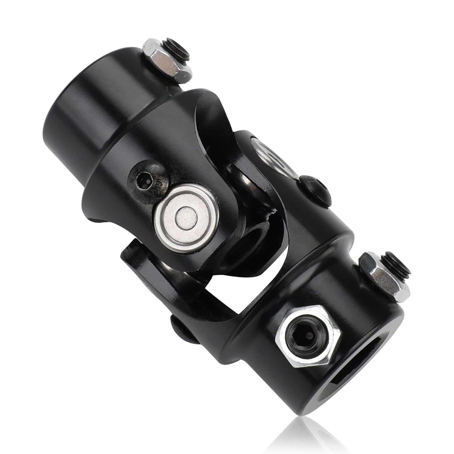 WMPHE 13/16"-36 Spline x 3/4" DD Single Steering Shaft Universal U Joint, 83mm (3-1/4"), Working Angle 35° Degree