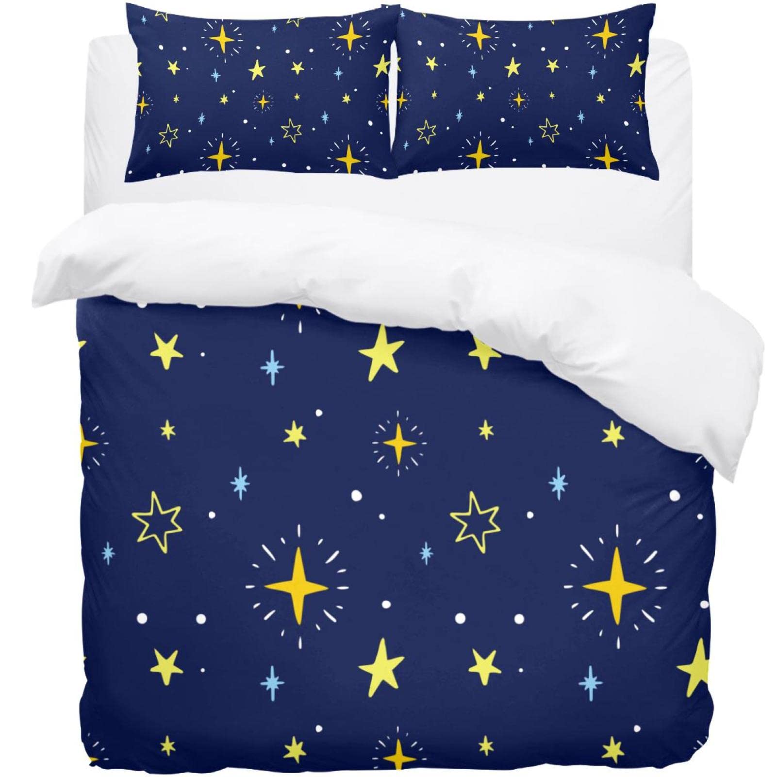 Parure de lit douce avec housse de couette et taies d'oreiller au confort nocturne absolu