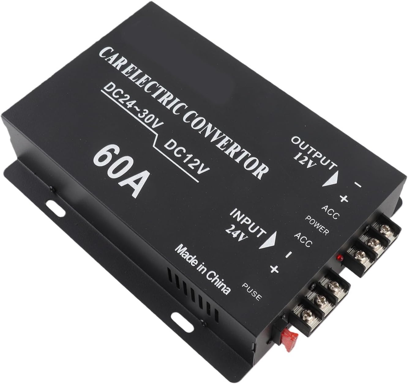 Jonlaki Power Electric Converter 24V to 12V DC Adapter 60A for Car Refrigerators, Speakers and More