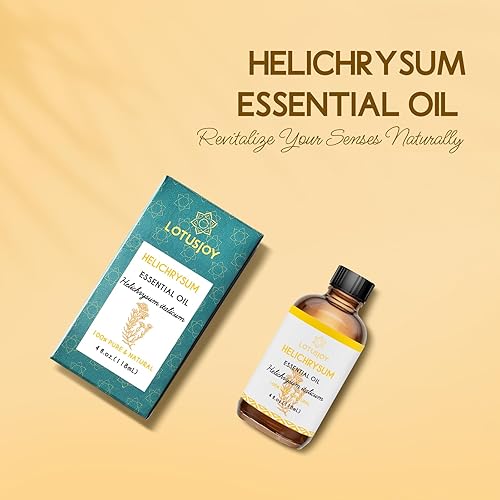 Miniatura 9 de Aceite esencial de helichrysum, 100% puro aceite de helichrysum itálico para piel moretonada, difusor en aerosol para habitación, 4 onzas