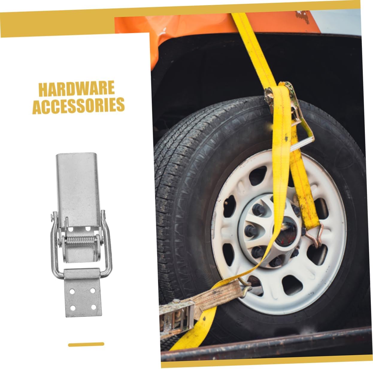 Alipis 2pcs Galvanization Gate Latch Lock Heavy Duty Trailer Replacing Latch Rv Trailer Spring