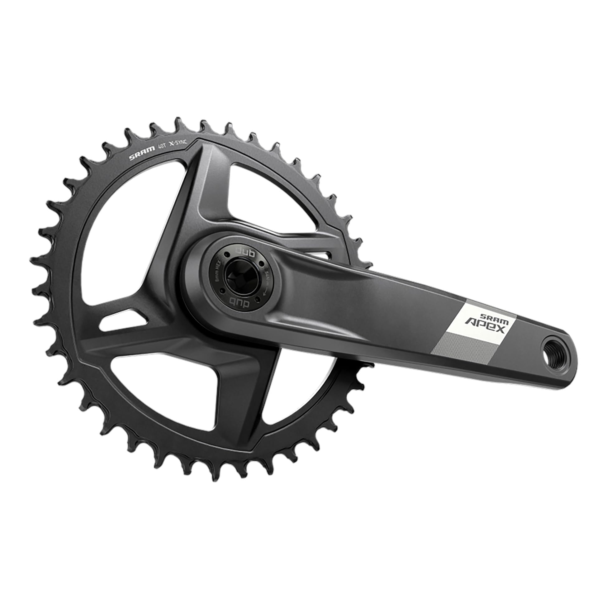 パーツ SRAM Apex DUB Wide 160mm 34t wolftooth Amazon.com : SRAM APEX 1X Wide Dub CRANKSET 160mm DM 40T Aluminum