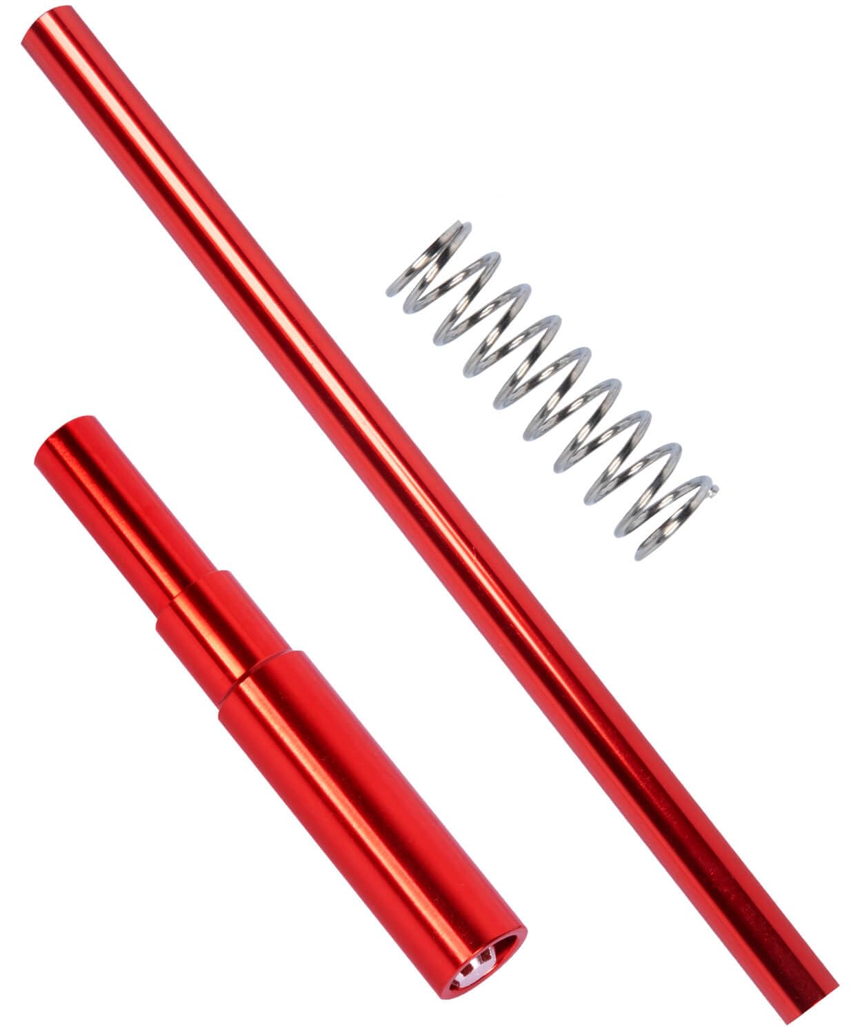 hopsupRC Aluminum Center Drive Shaft CVD Upgrades Part for 1/8 Mojave 4X4 4S BLX RC Car,Alloy Center Driveshaft Axles Hops Up,Replaces ARA311170 Red