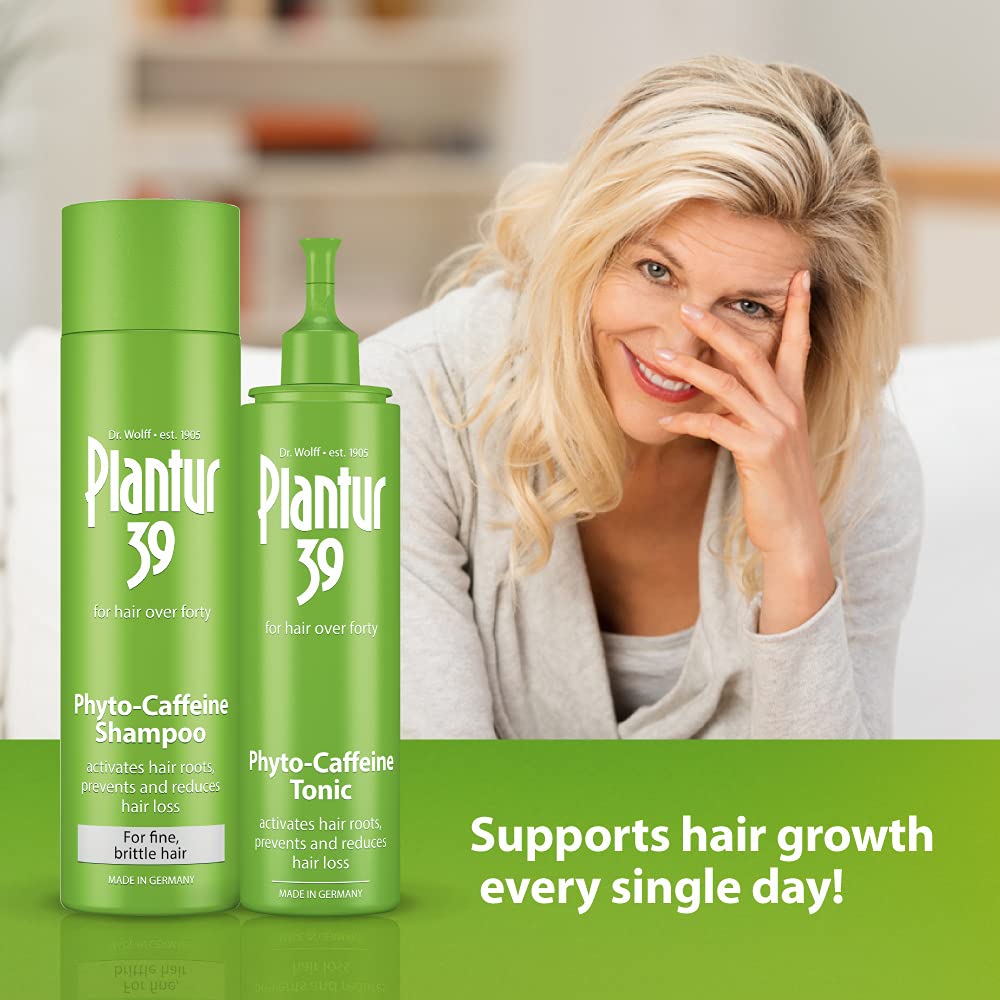 Plantur 39 Caffeine Shampoo and Tonic Set Prevents and Reduces Hair