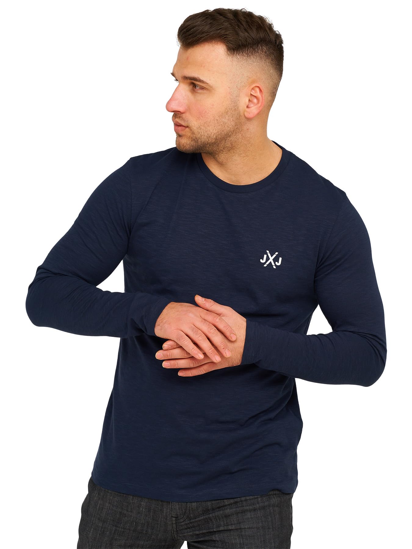 JACK & JONES Infinity Herren Langarmshirt Rise Infinity O-Neck T-Shirt