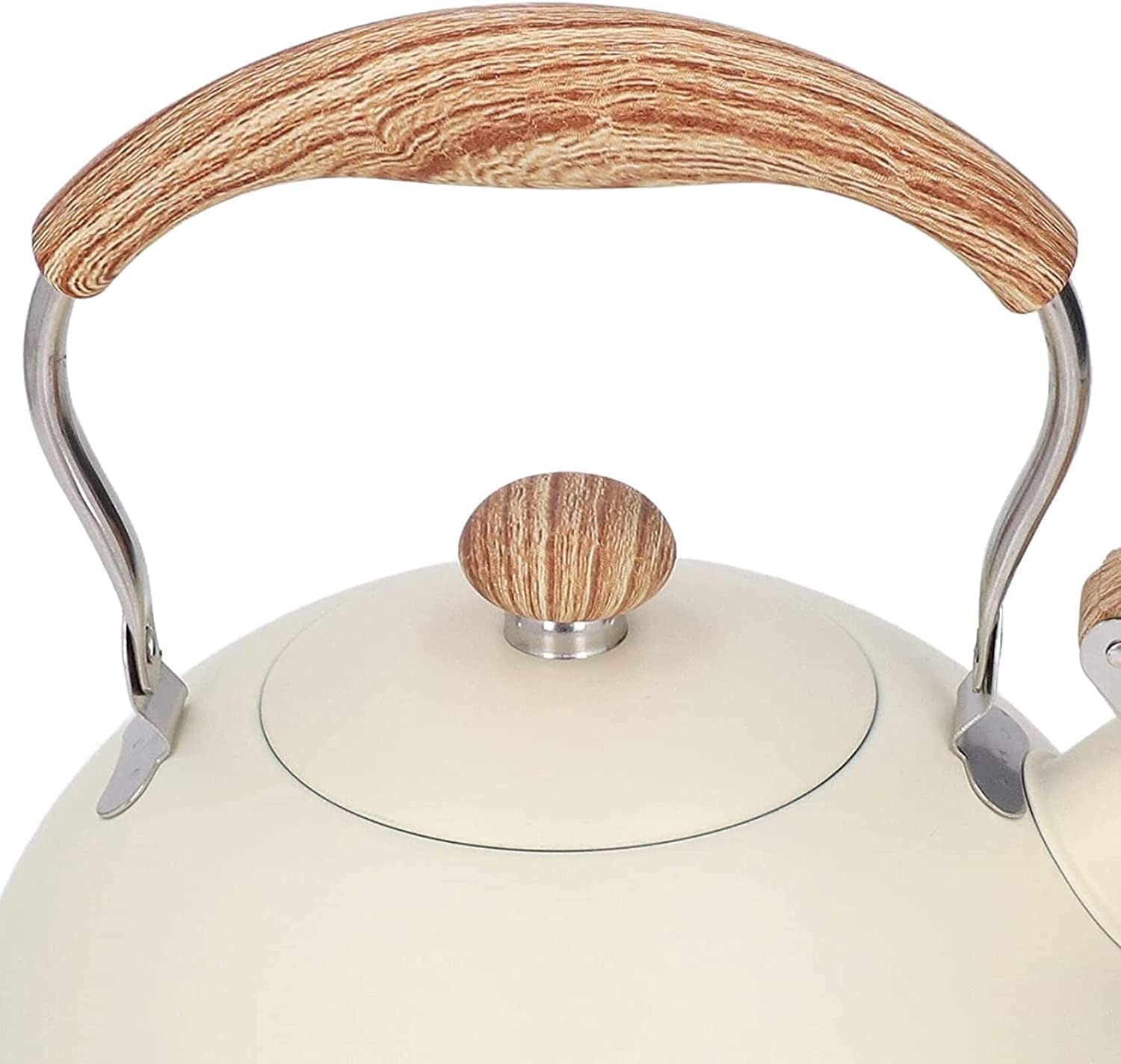Czajnik z Gwizdkiem 2.5L Gwizdający Czajnik Dzbanek Na Herbatę Płyta Kuchenna Ze Stali Nierdzewnej Gwizdek Czajnik Do Herbaty Z Uchwytem Czajniczek Do Kuchenki Indukcyjnej Gazowej Gwizdanie Czajnik Cz