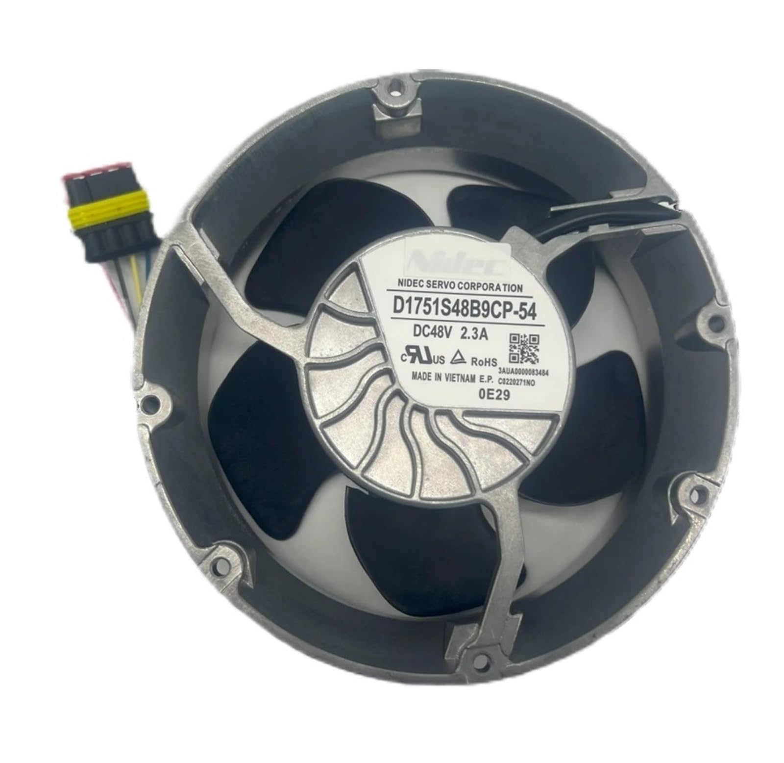 OKEWGHFL 17251172 * 150 * 51mm 4-wire Aluminum Frame Cooling Fan D1751S48B9CP-54 D1751S48B9CP-54 DC 48V 2.3A