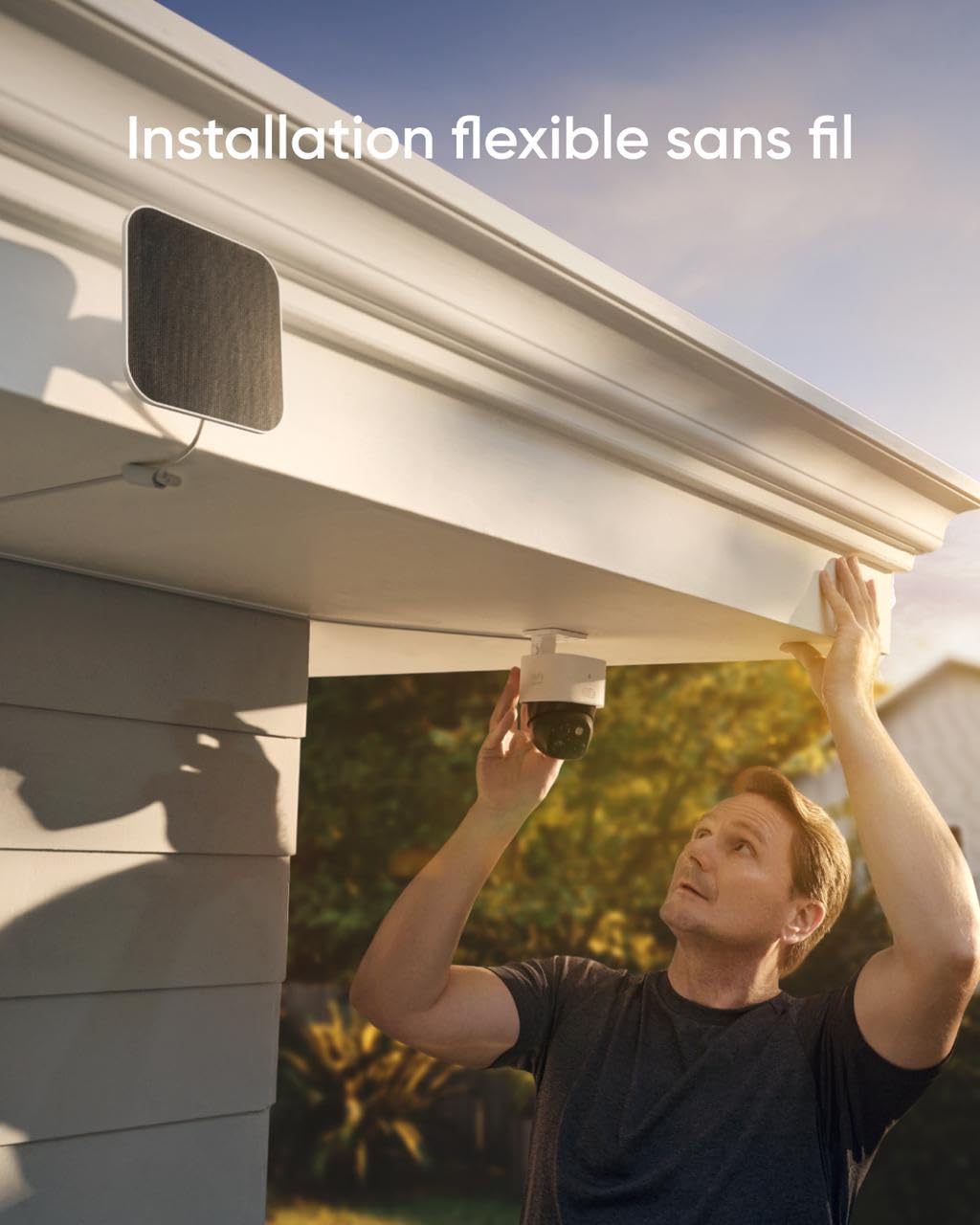 eufy Security SoloCamS340 Caméra de Sécurité Solaire WiFi Extérieure 360° 3K Sans Fil