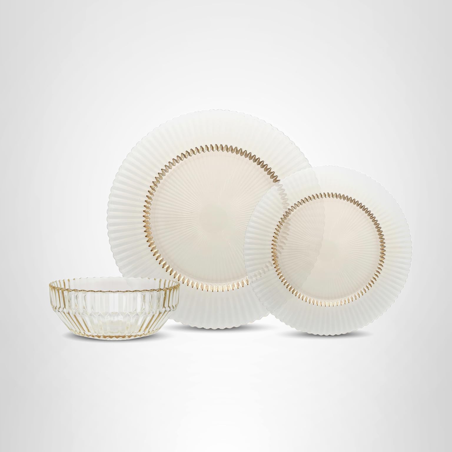 Amazon.com | Fortessa Archie Glass, 12 Piece Dinnerware Set