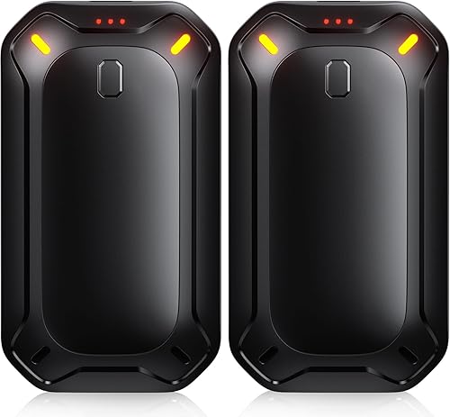 Paquete de 2 calentadores de manos recargables, calentador de manos eléctrico, calentador portátil de doble cara reutilizable, 12 bolsillos de disponible en Yaxa Peru