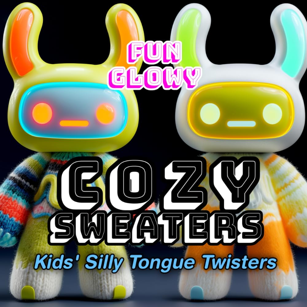 Fun Glowy COZY SWEATERS: Kids' Silly Tongue Twisters (Jibberjax Gang)