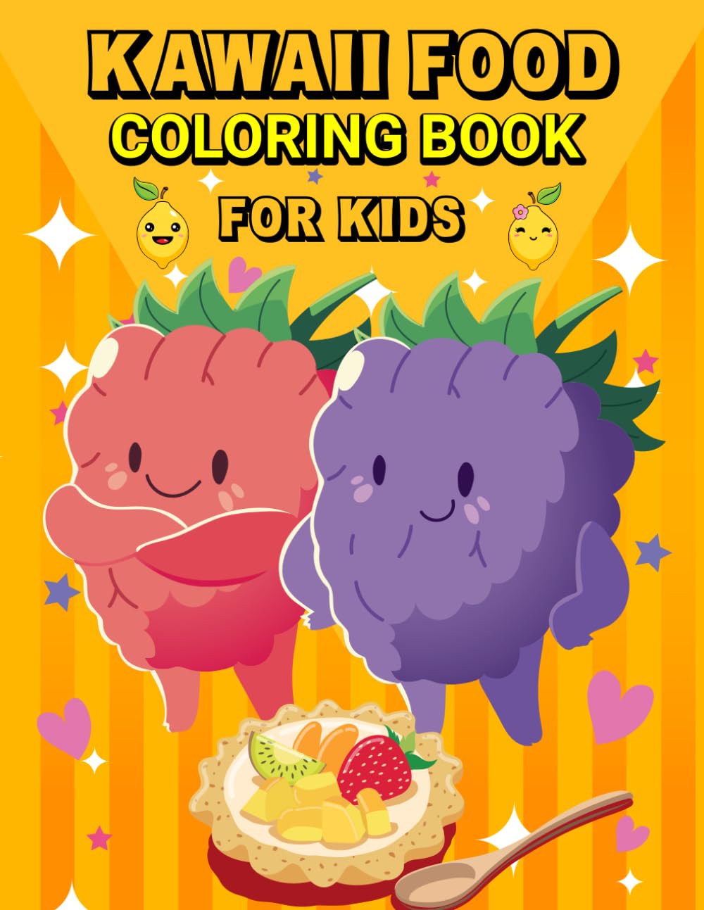 Kawaii Food Coloring Book: for Kids