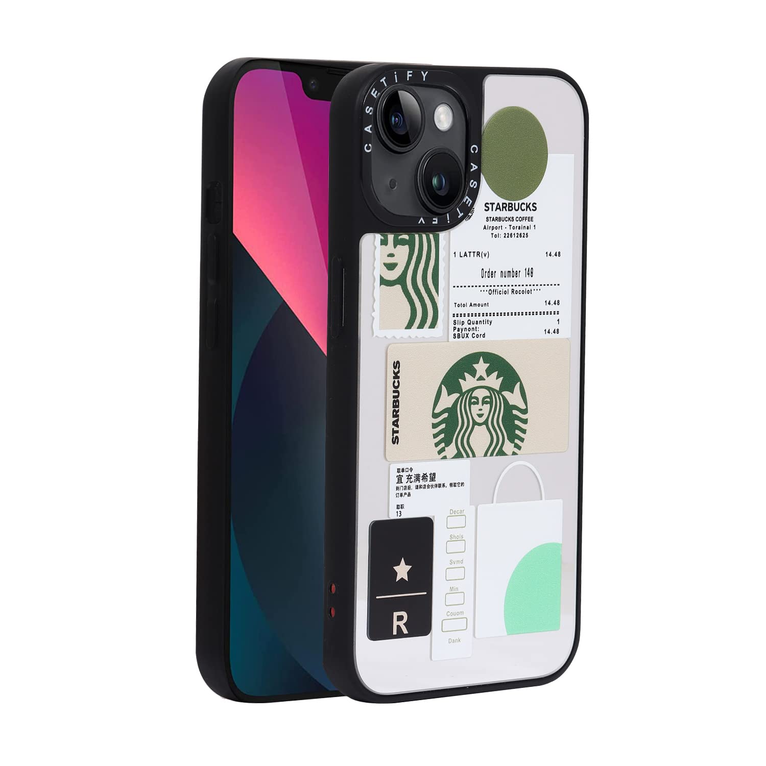 PHONE RING HOLDER Designed for iPhone 15 Plus Cover | Starbuck Case Camera and Drop Protection Thin Protective Clear Back Cover Case for iPhone 15 Plus (TPU + Polycarbonate iPhone 15 Plus, R(V)) (B0CPQ8BFXB) Amazon Price History, Amazon Price Tracker