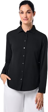 Women's Long Sleeve Shirt - UPF 50+ Sun Protection - Rhodes