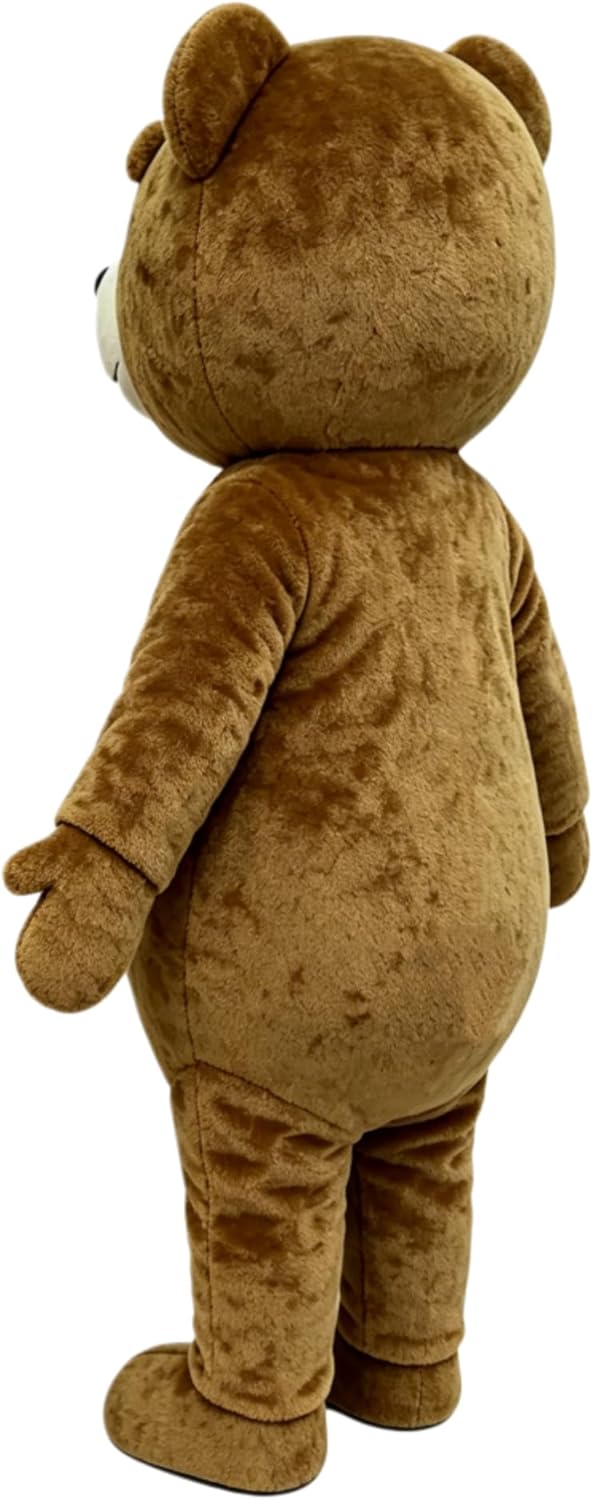 Bear Costume Halloween Teddy Bear Costume Adult Bear Mascot Costume One Size Unisex