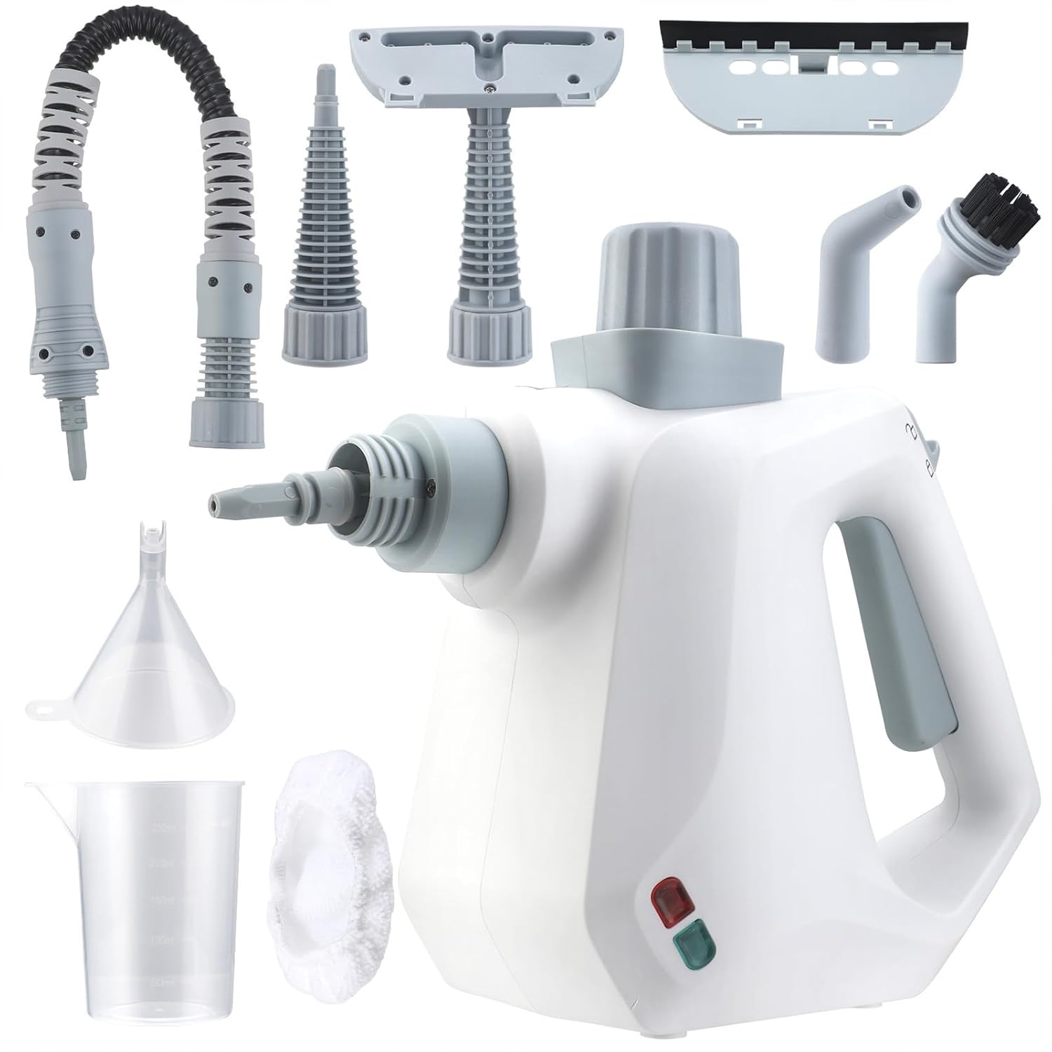 Handheld Pressurized Steam Cleaner for Home Use with Safe Lock 9 Accessories Portable Steamer for Cleaning Bathroom Kitchen