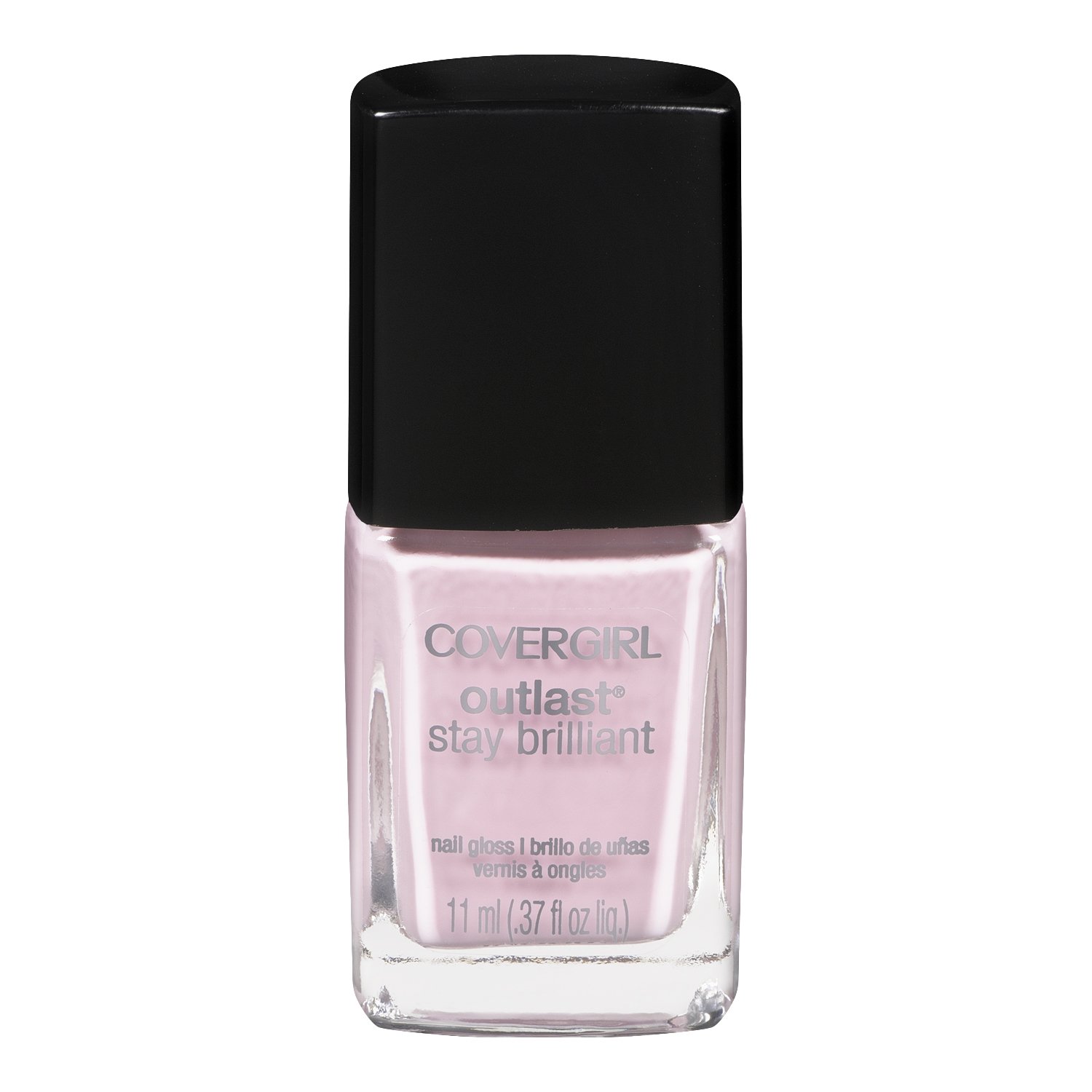 Covergirl Outlast Stay Brilliant Nail Gloss, Pink-finity 140, 0.37 Ounce