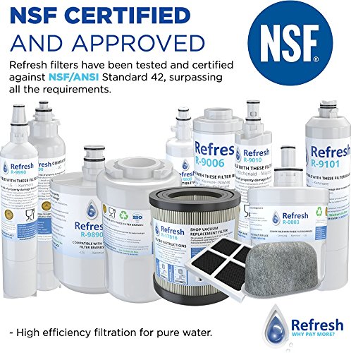 Refresh Replacement For Samsung Aqua-Pure Plus Da29-00003G, Da29-00003A, Da2900002B, Da2900003, Da2900003F, Da290002, Hafcu1, Hafin2 And Waterdrop Wd-Da-29-00003G Refrigerator Water Filter (4 Pack) #TOP4