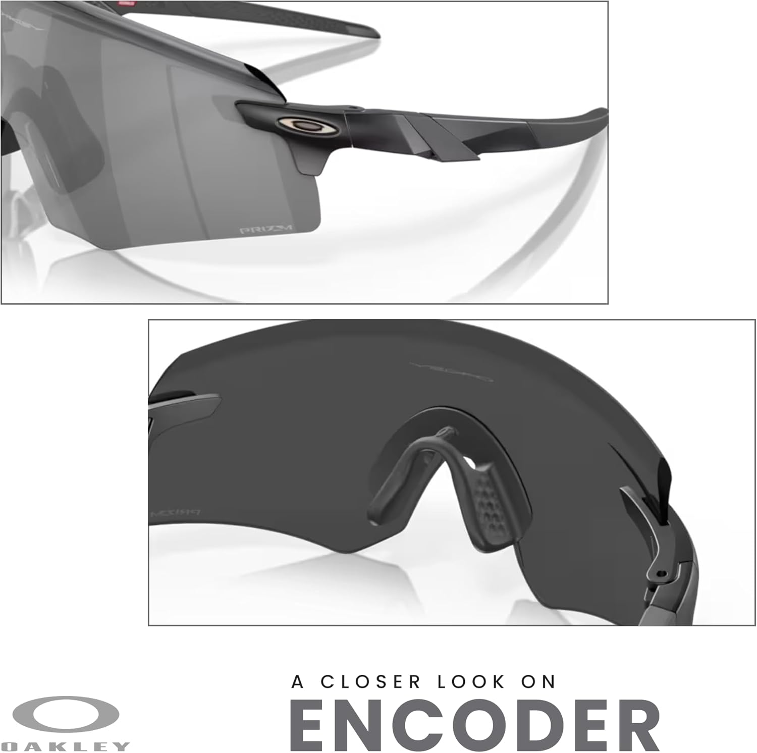 Oakley Encoder OO9471 Shield Sunglasses for Men + BUNDLE Leash+ Bundle Accessory Leash Kit, Microfiber Pouch - Image 6