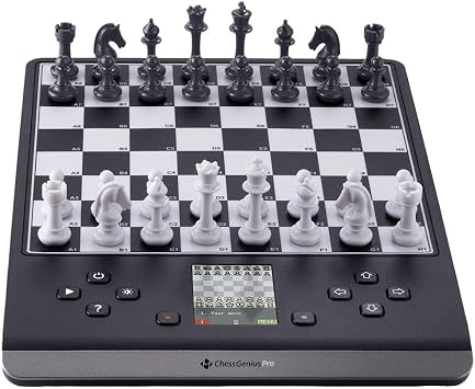 MILLENNIUM ChessGenius PRO - chess computer for children & beginners, playful chess trainer with a variety of practice options and customizable difficulty levels