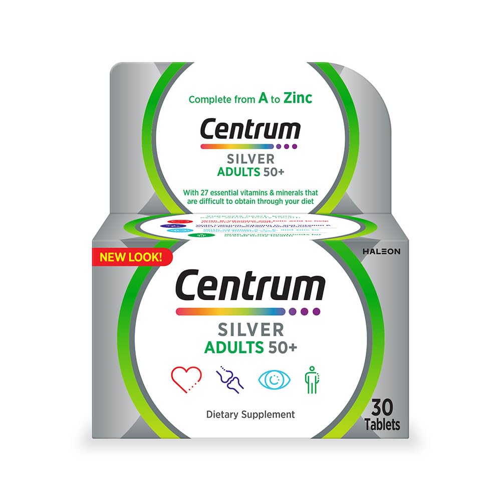 Centrum Silver Adults 50+, 30 Tablets