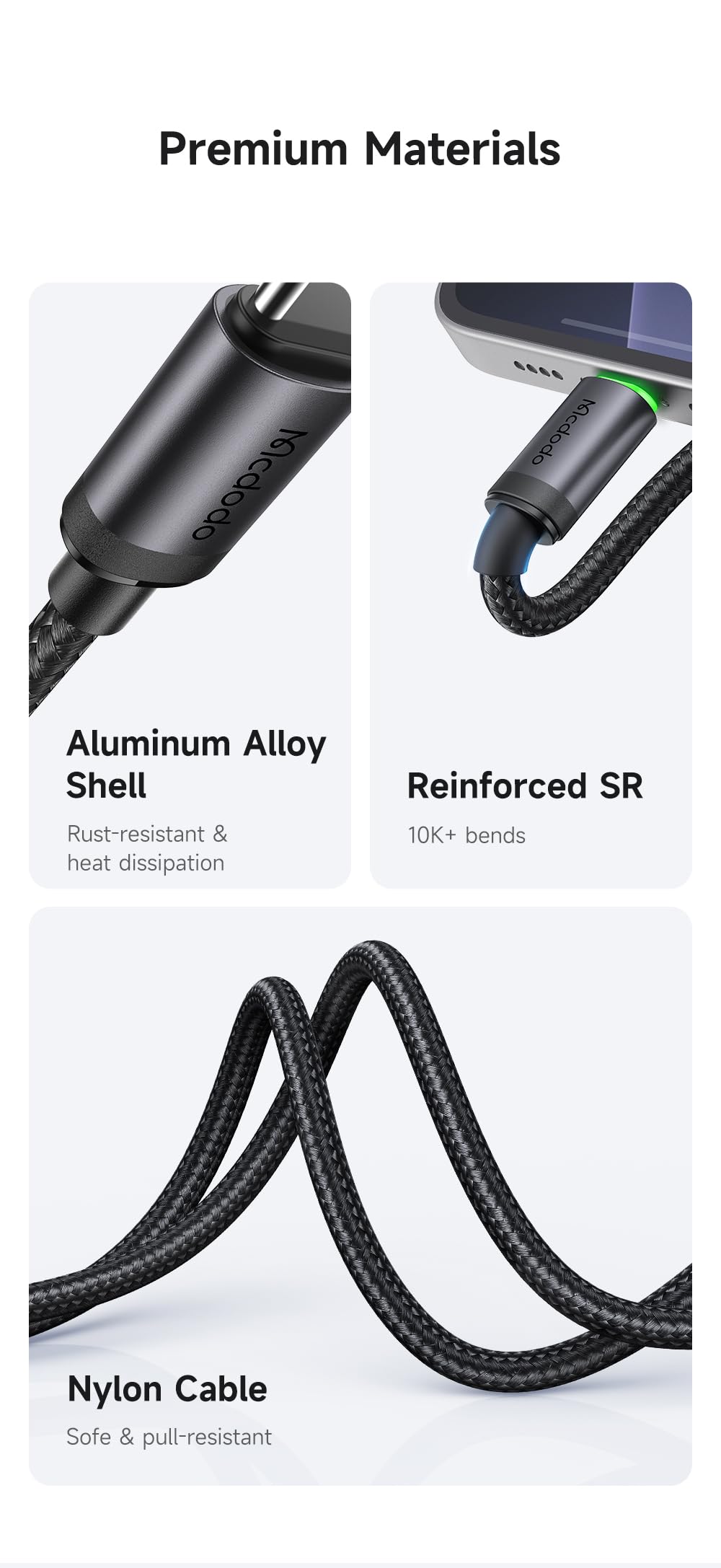 mcdodo 60W Type C to Type C Fast Charging Cable -6